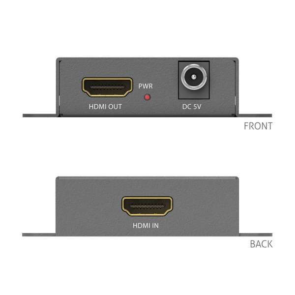 PureTools - HDMI2.0 In-Line Repeater - 4K (60Hz 4:4:4) HDR HDCP 2.3 Unterstützung