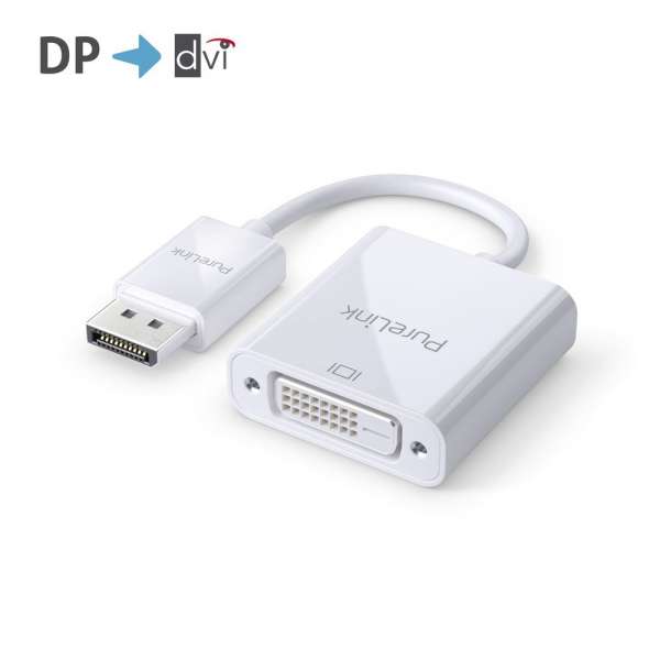 DisplayPort auf DVI Adapter - 1920x1200 - WUXGA - iSerie - weiß - 0,10m