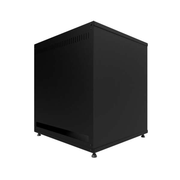 19" Geschlossenes Schrank-Rack mit Seiten- und Rückwänden 12HE, 200 kg, 540B X 500D X 574H