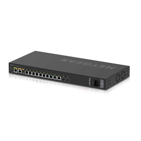 NETGEAR - M4250 12-Port 10G2F PoE+ Stapelbarer Managed Switch (125W PSU)