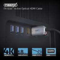 Vorschau: FiberX Serie - HDMI 4K Glasfaser Extender Kabel - 15m Vorschau: FiberX Serie - HDMI 4K Glasfaser Extender Kabel - 15m