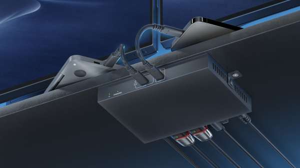 PureTools - ProAV USB-C Alt-Mode Docking Station - 4K (60Hz 4:4:4) USB-C + 100W PD Dual 4K HDMI Ausgang, USB 3.2 und Ethernet