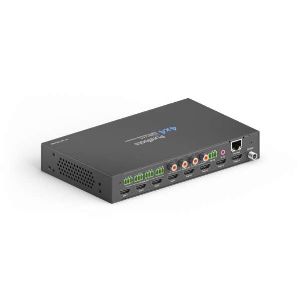 PureTools - HDMI 2.0 Matrix 4x4, 4K (60Hz 4:4:4) HDR10 und Audio Extraction
