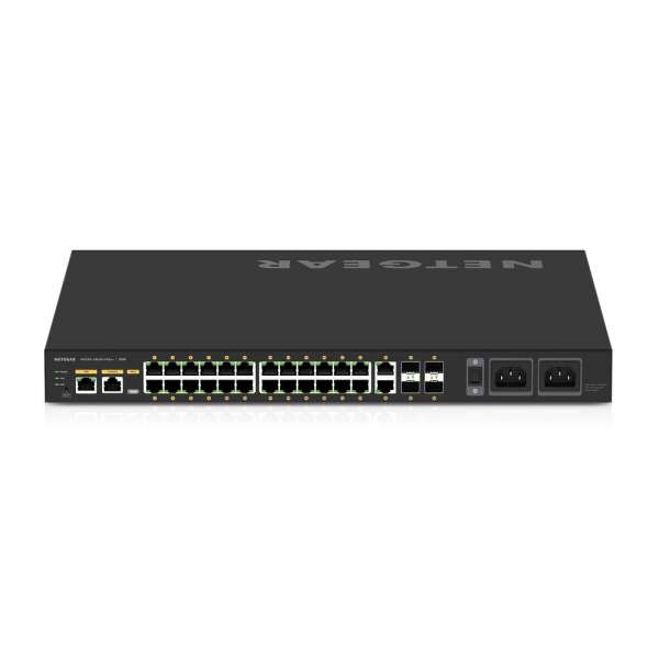 NETGEAR - M4250 30-Port 26G4F PoE++ Stapelbarer Managed Switch (1440W PSU)