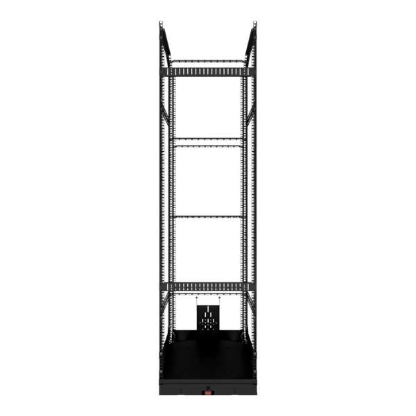 19" Ausziehbares und drehbares Rack 40RU, 125 kg Belastung, 490B X 615T X 1862H
