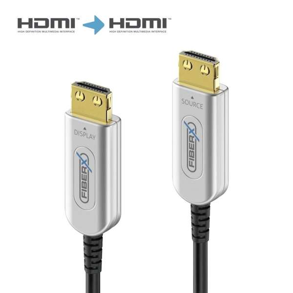 FiberX Serie - HDMI 4K Glasfaser Extender Kabel - 30m