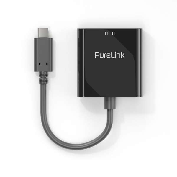 USB-C auf DVI Adapter - 1080p - iSerie - schwarz - 0,10m