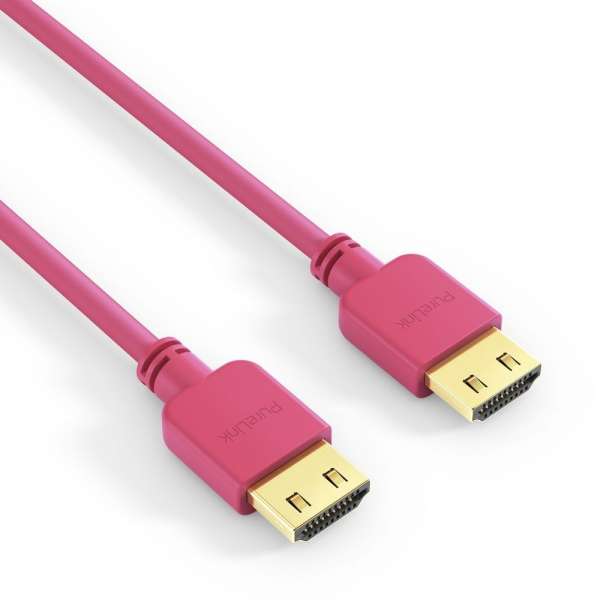 HDMI Kabel - PureInstall - Slim 1,50m - Rot