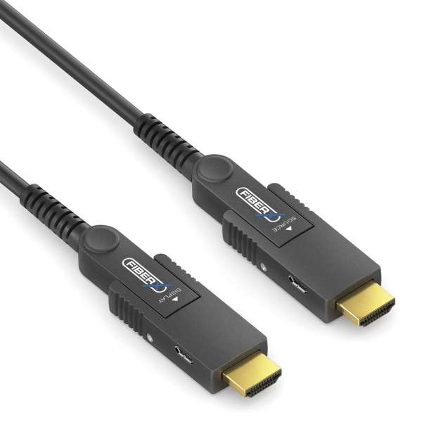 FiberX Serie - Micro HDMI/HDMI 4K Glasfaser Verlängerung - 60m