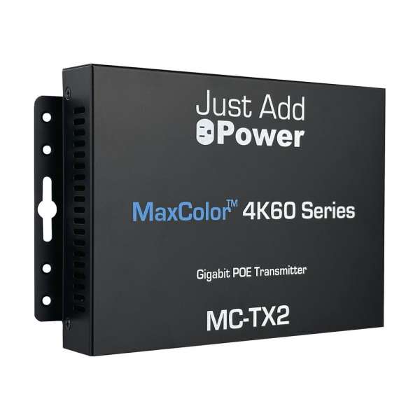 JustAddPower - MaxColor™ 4K60 4:4:4 Encoder (Transmitter), 36-Bit, mit SFP, USB-C, ARC & HDMI-Ausgang