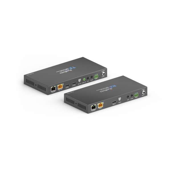 PureTools - HDBaseT Extender Set mit USB 2.0 und Audio-Breakout, 4K (60Hz 4:4:4)