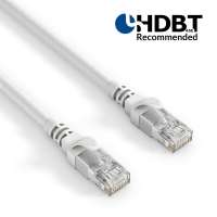 Preview: HDBaseT-zertifiziertes CAT 6A Patchkabel. S/FTP - LSOH - AWG 26 - grau - 35,0m Preview: HDBaseT-zertifiziertes CAT 6A Patchkabel. S/FTP - LSOH - AWG 26 - grau - 35,0m