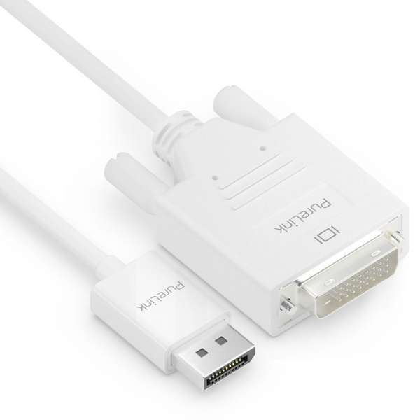 DisplayPort auf DVI Kabel - 1920x1200 - WUXGA - iSerie - weiß - 3,00m