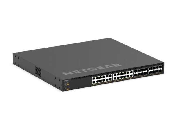 Netgear M4350-24X8F8V (XSM4340V)-24x10G/Multi-Gig PoE++ (290W base, up to 1,770W), 8xSFP+ and 8xSFP28 25G Managed Switch