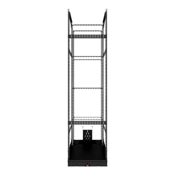 19" Ausziehbares und drehbares Rack 42RU, 125 kg Belastung, 490B X 615T X 1950H