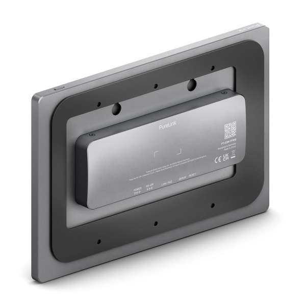 PureTools – Programmierbares 10" In-Wall Touchpanel – 10" 1280x800 Bedienfeld (Android 11), PoE/DC, Gigabit-LAN, RS-485 und Programmiersoftware