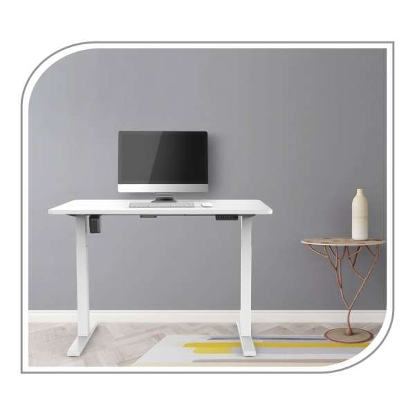 PureMounts® Elektrisches Tischgestell, weiß