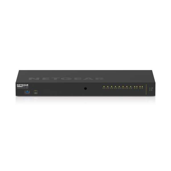 NETGEAR - M4250 12-Port 10G2F PoE+ Stapelbarer Managed Switch (125W PSU)