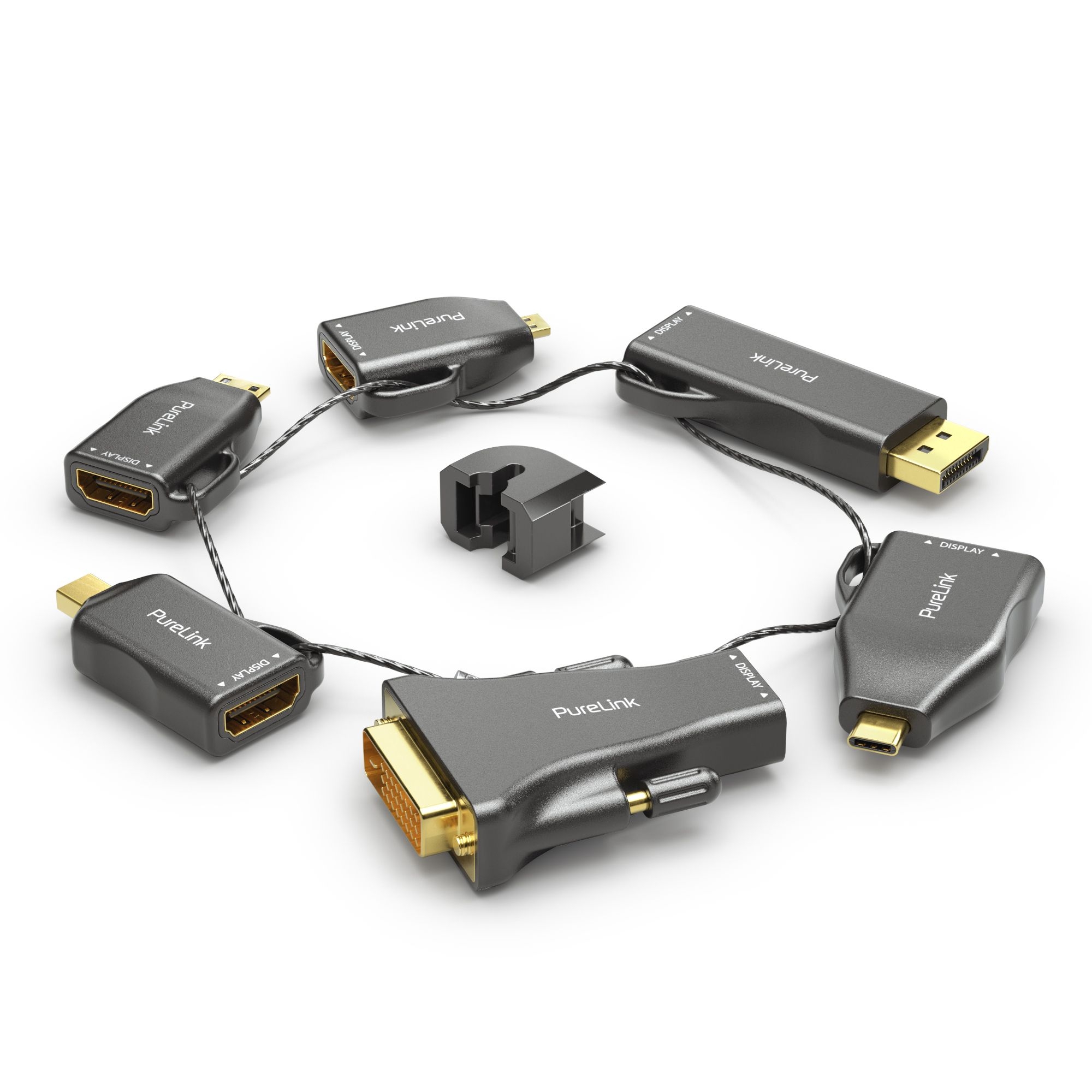 4K HDMI Adapter Ring with Six Adapters PureLink English