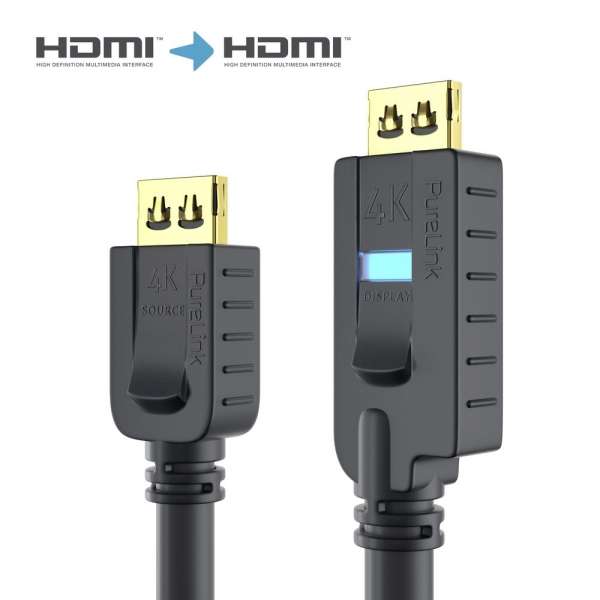 HDMI Kabel Aktiv 18Gbps - PureInstall 12,5m