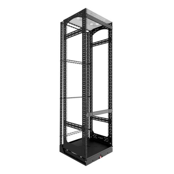 19" Ausziehbares und drehbares Rack 36RU, 125 kg Last, 490B X 498T X 1684H