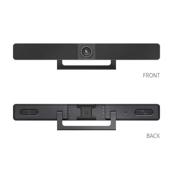 Vuelogic – 4K Video Bar mit Wireless KVM - VB300-PRO - Kombination aus Soundbar, Kamera, Mikrofon und Wireless KVM Switcher mit Dual-Screen Output