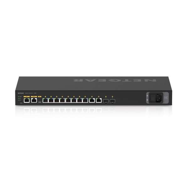 NETGEAR - M4250 12-Port 10G2F PoE+ Stapelbarer Managed Switch (125W PSU)