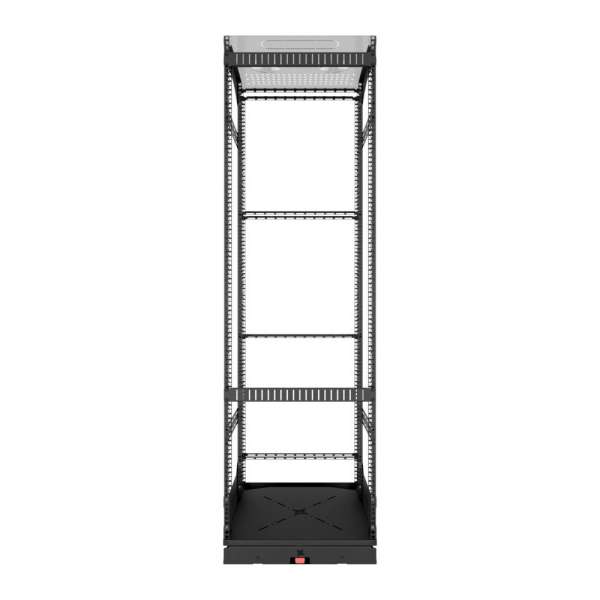 19" Ausziehbares und drehbares Rack 36RU, 125 kg Last, 490B X 498T X 1684H