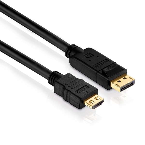 DisplayPort zu HDMI Kabel - PureInstall 1,00m