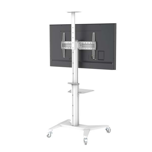 PureMounts® Premium TV Cart - Single Display bis 70", weiß