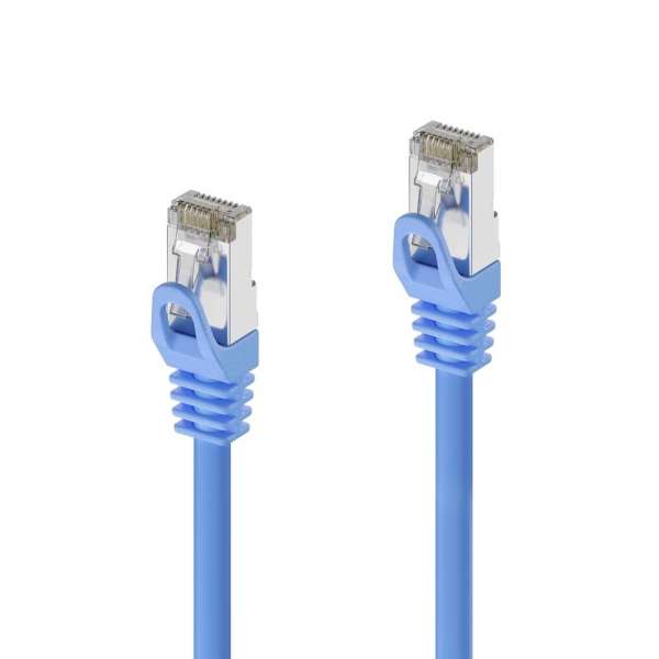 CAT 6A Patchkabel. S/FTP - blau - 5,00m