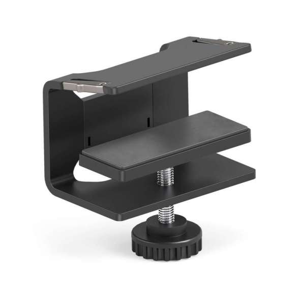 mediahub2 - Tischklemme (schwarz) - Eine sichere Befestigungsmöglichkeit für die freistehende Konfiguration des mediahub2 auf dem Tisch.