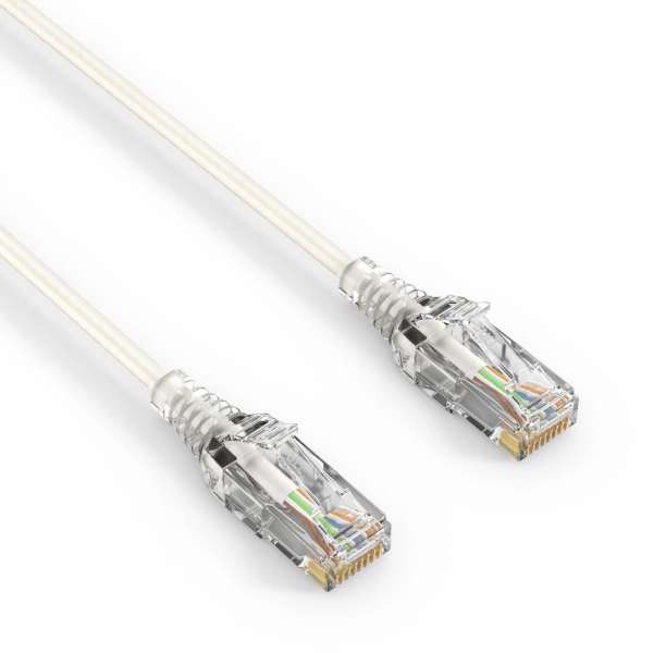 CAT 6 Patchkabel. SLIM - UTP - LSOH - weiß - 0,50m