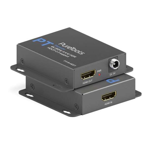 PureTools - HDMI2.0 In-Line Repeater - 4K (60Hz 4:4:4) HDR HDCP 2.3 Unterstützung