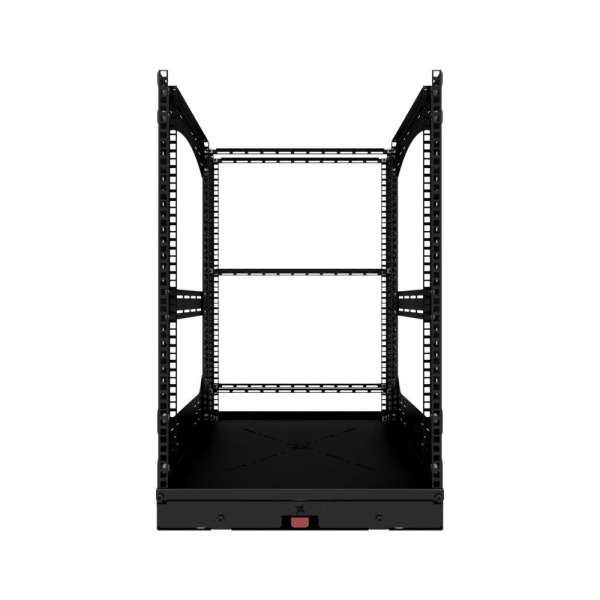 19" Auszieh- und drehbares Rack 16RU, 300kg Traglast, 490B x 510T x 785H