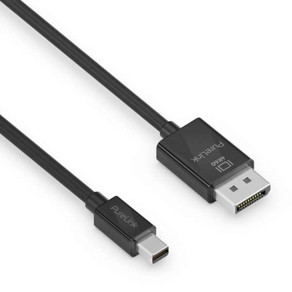 Mini DisplayPort auf DisplayPort Kabel - 4K60 - iSerie - schwarz - 2,00m