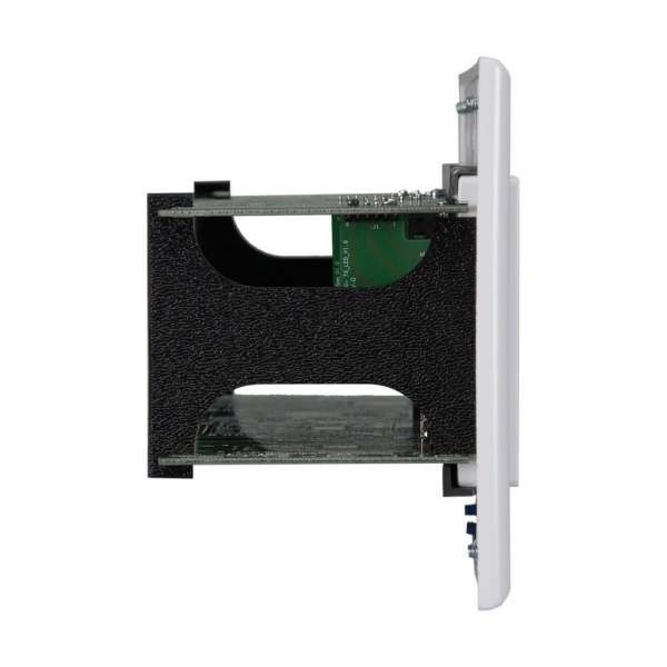 JustAddPower - Ultra Series 4-Gang 4K Wallplate Encoder ( Transmitter) mit Dolby DSP und HDMI-Ausgang - Weiß