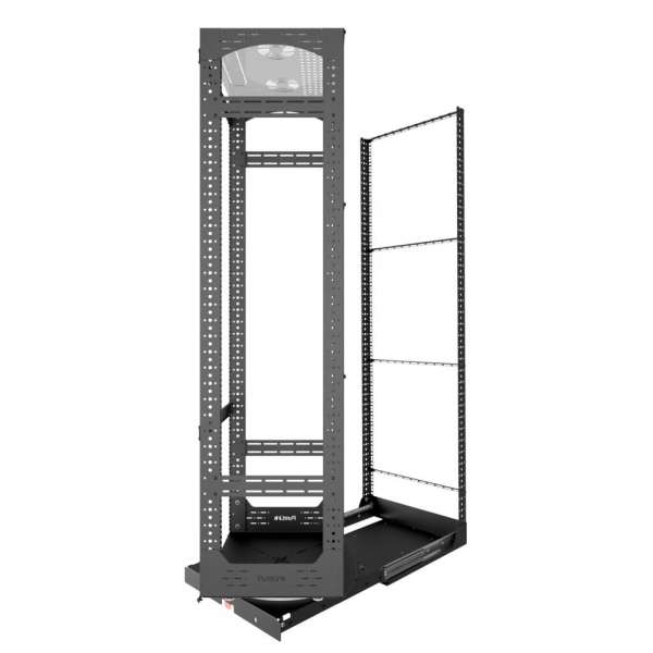 19" Ausziehbares und drehbares Rack 36RU, 125 kg Belastung, 490B X 615T X 1684H