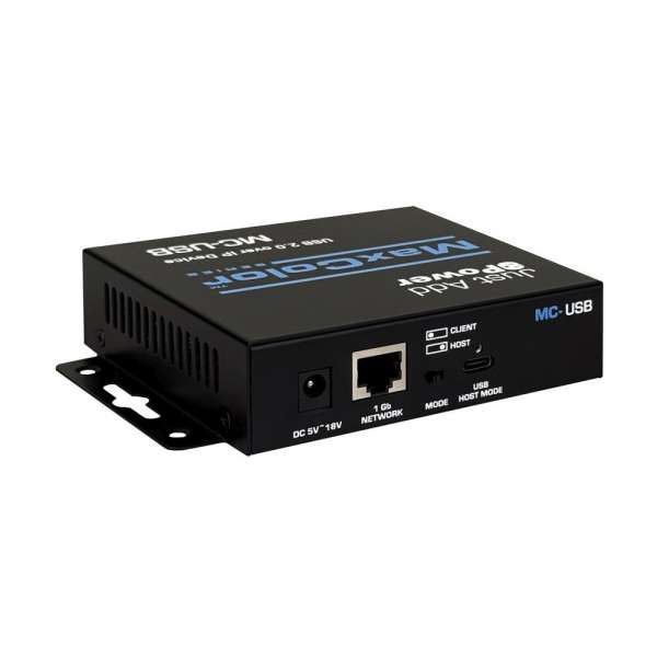 Just Add Power - MaxColor™ USB 2.0 over IP Encoder/Decoder Gerät