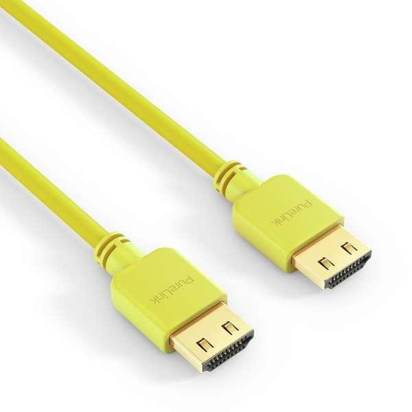 HDMI Kabel - PureInstall - Slim 2,00m - Gelb