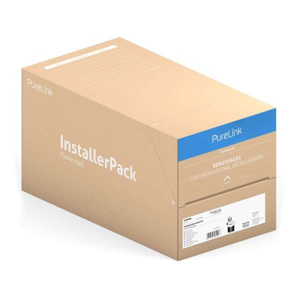 FlexInstall Patchkabel Cat.6A S/FTP 7,50m - Installer Pack 9 stk.