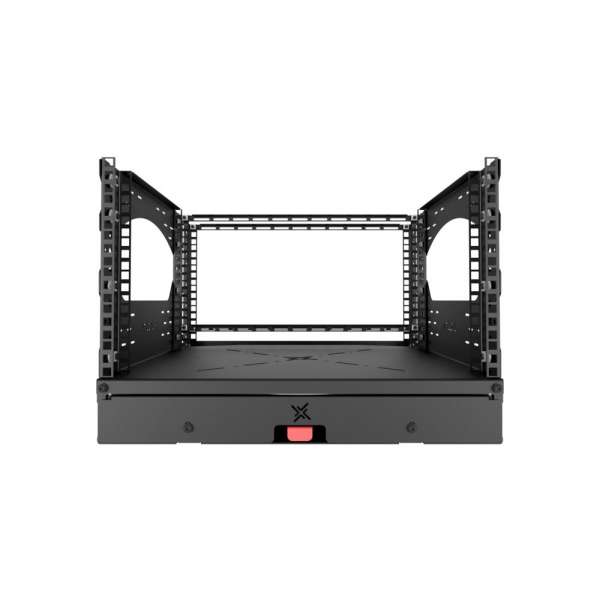 19" Auszieh- und drehbares Rack 6RU, 130kg Traglast, 490B x 498T x 348H