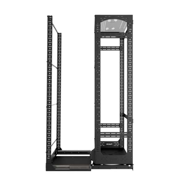 19" Ausziehbares und drehbares Rack 36RU, 125 kg Last, 490B X 498T X 1684H