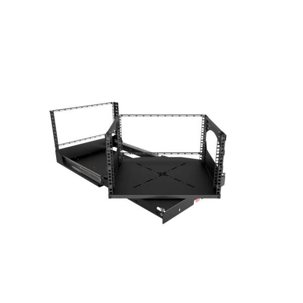 19" Auszieh- und drehbares Rack 6RU, 130kg Traglast, 490B x 498T x 348H