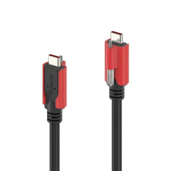 USB-C True Locking System Clip - PureInstall - rot