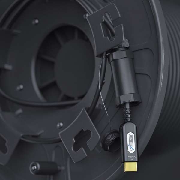 FiberX Serie - HDMI 4K Gepanzertes Glasfaser Extender Kabel - 50m
