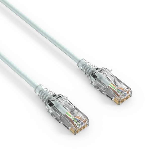 CAT 6 Patchkabel. SLIM - UTP - LSOH - grau - 0,50m