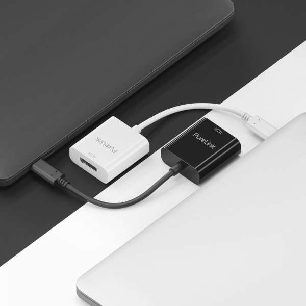 USB-C auf DisplayPort Adapter - 4K60 - iSerie - schwarz - 0,10m