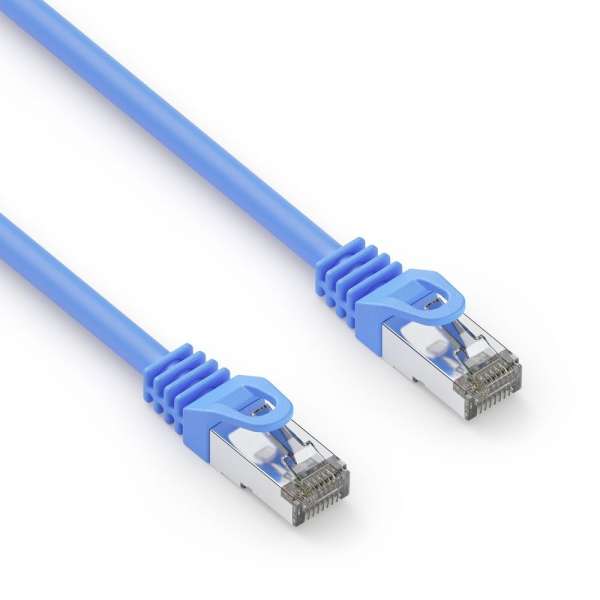 CAT 6A Patchkabel. S/FTP - blau - 10,0m
