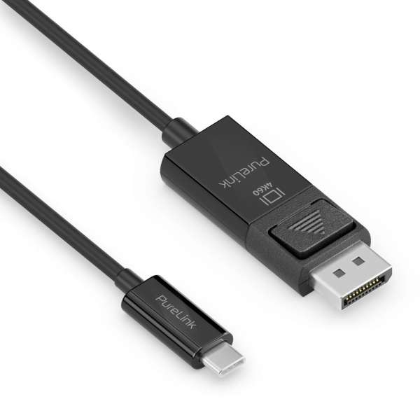 USB-C auf DisplayPort Kabel - 4K60 - iSerie - schwarz - 2,00m